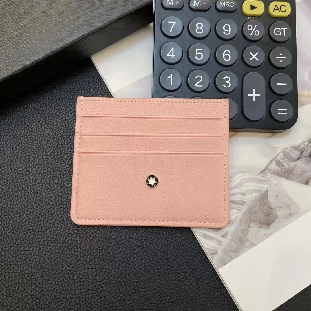 للرجال والنساء الراقية Sle Bla المحمولة بطاقة صغيرة جيب سعة كبيرة متعددة فتحة تخزين بطاقة الائتمان البنك حقيبة التنقل اليومية #5