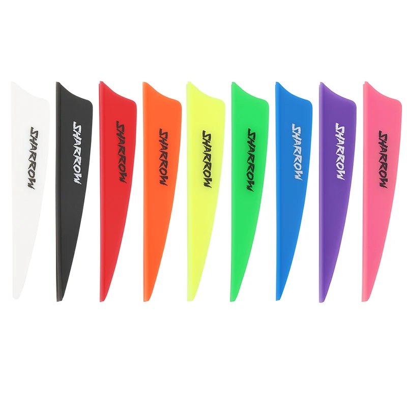 60/90pcs Archery Arrow 3 Inch Rubber Feather Shield Vanes DIY Arrows Shaft For Hunting Shooting Accessories