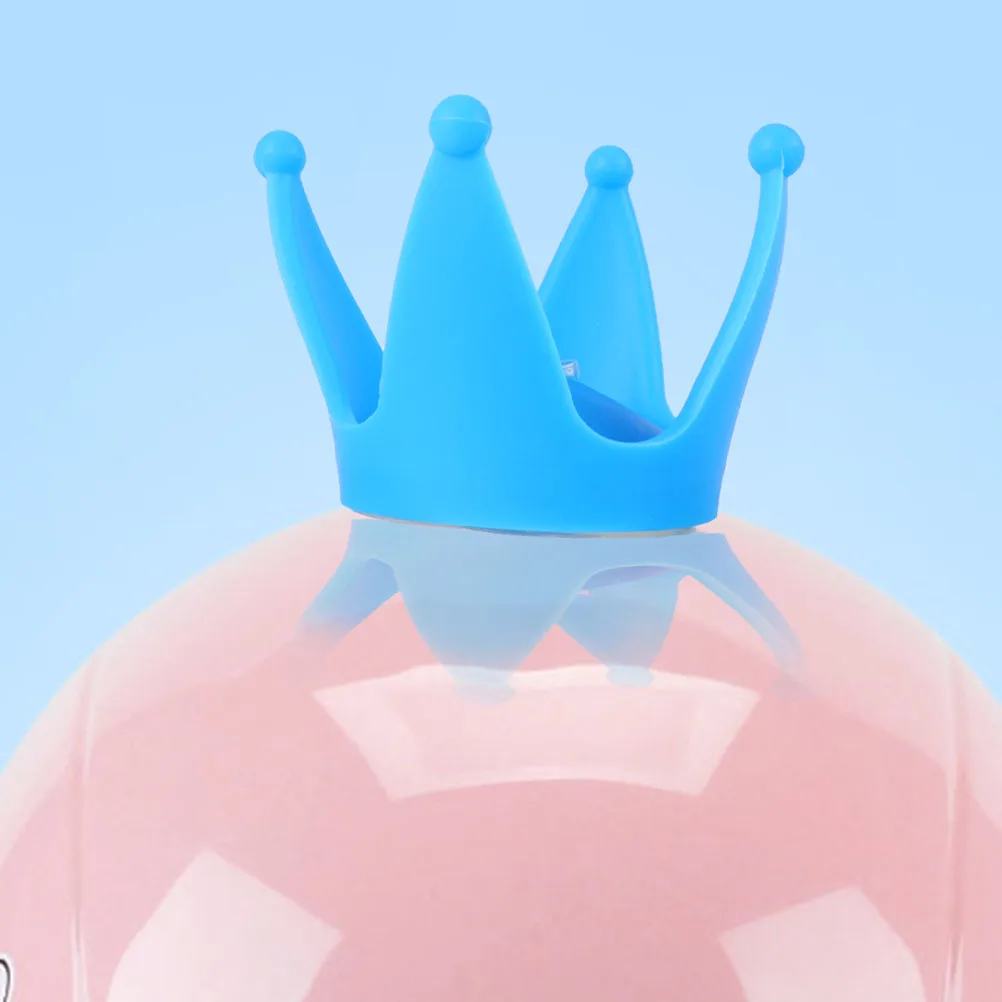

Crown Sucker Suction Decoration 2 Sets Motorcycle Silicone Child Bright Color Durable Novel Design Gift Bike Riding
