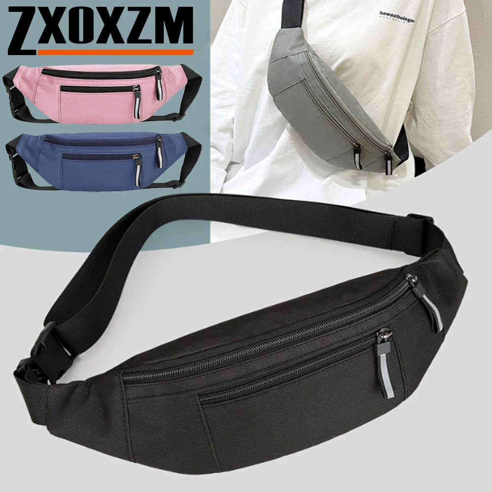 

1Pcs Unisex Sports Chest Bag Crossbody with Built-in Phone Holder And Extra Storage for Travel Hiking Cycling Running