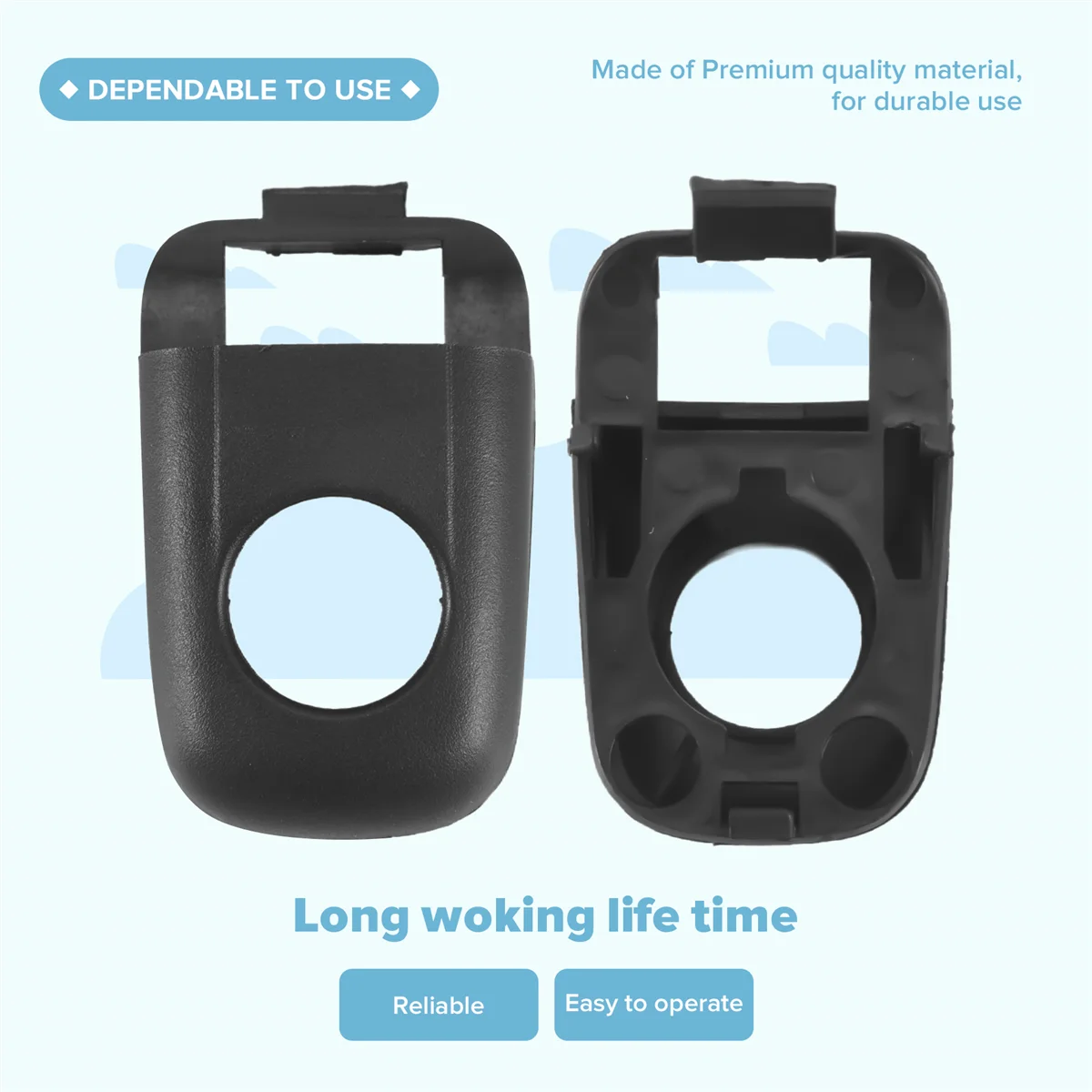 Комплект накладки на конце дверной ручки автомобиля с пробкой 9101AA для Peugeot Citroen 307 C2 C3