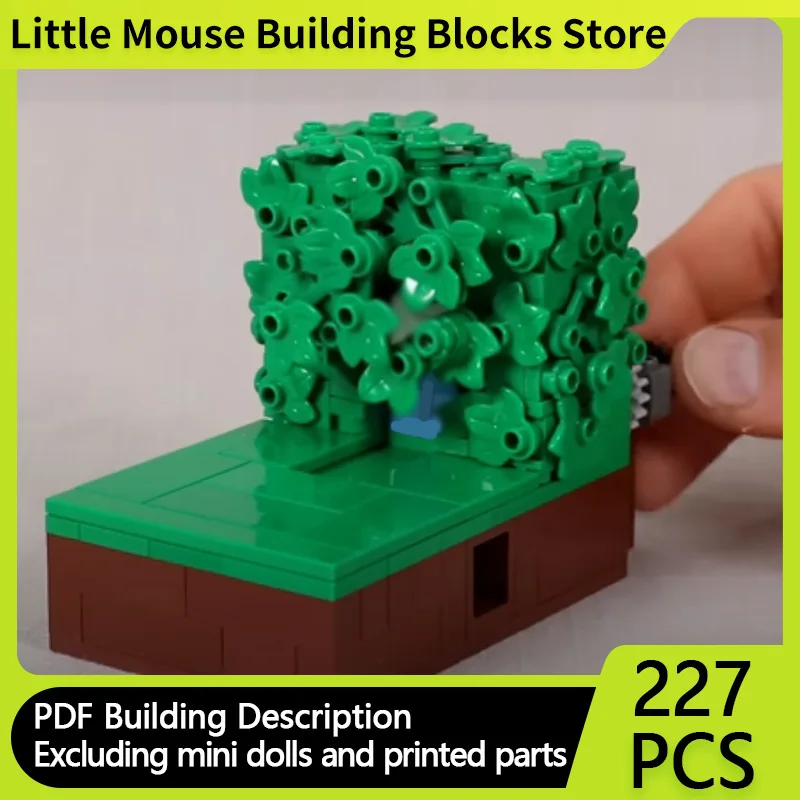 

Creative Design Model MOC Building Bricks Backing Into The Bushes Modular Technology Gifts Holiday Assemble Children Toys Suit