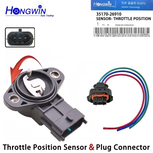Sensor de posición del acelerador o enchufe TPS para Hyundai Elantra 35170-26910, Kia Soul 2007-11, 2014, 5S9673, TPS4221, TH431, 2010-3517026910
