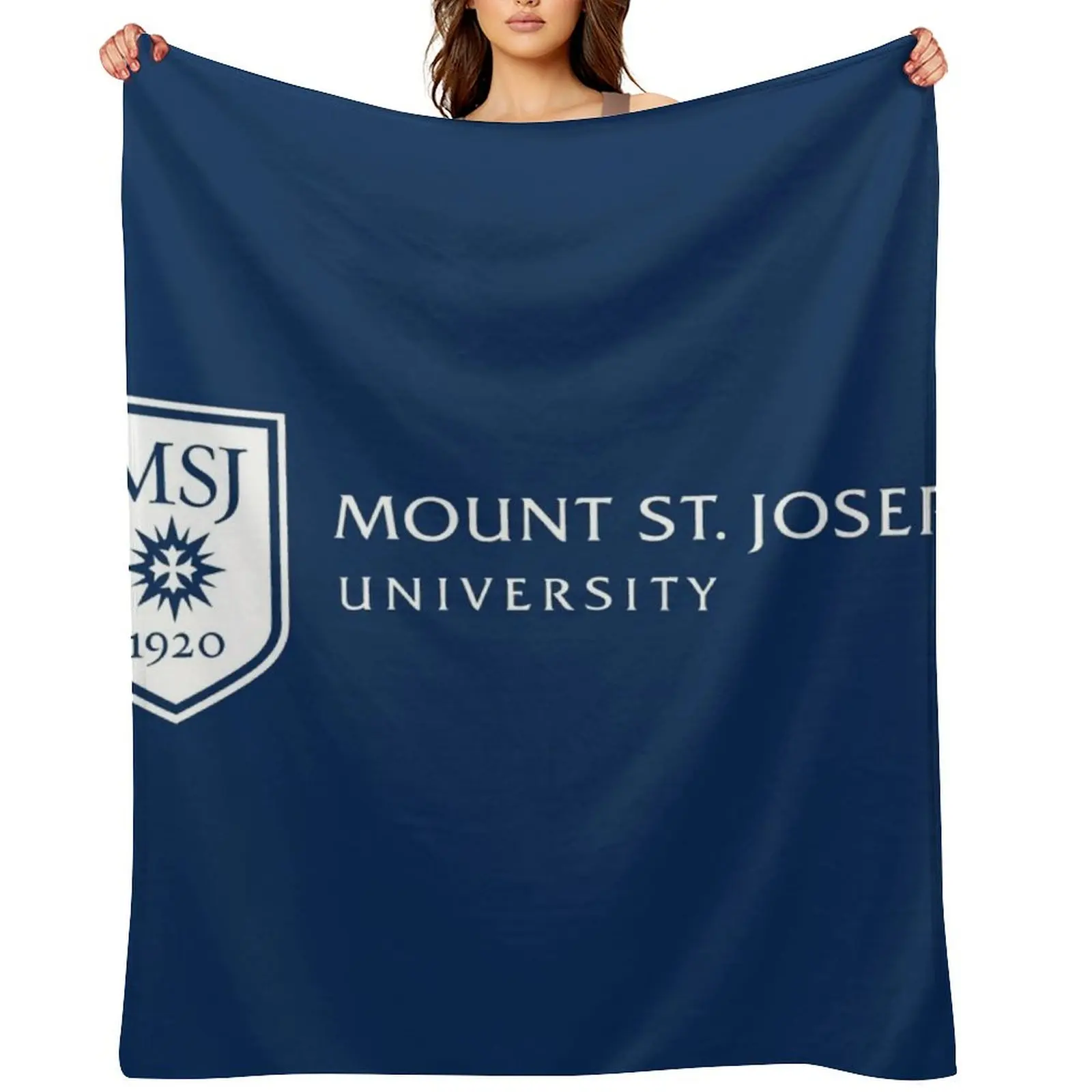 

The Mount St. Joseph University Throw Blanket warm winter funny gift Vintage Travel Blankets