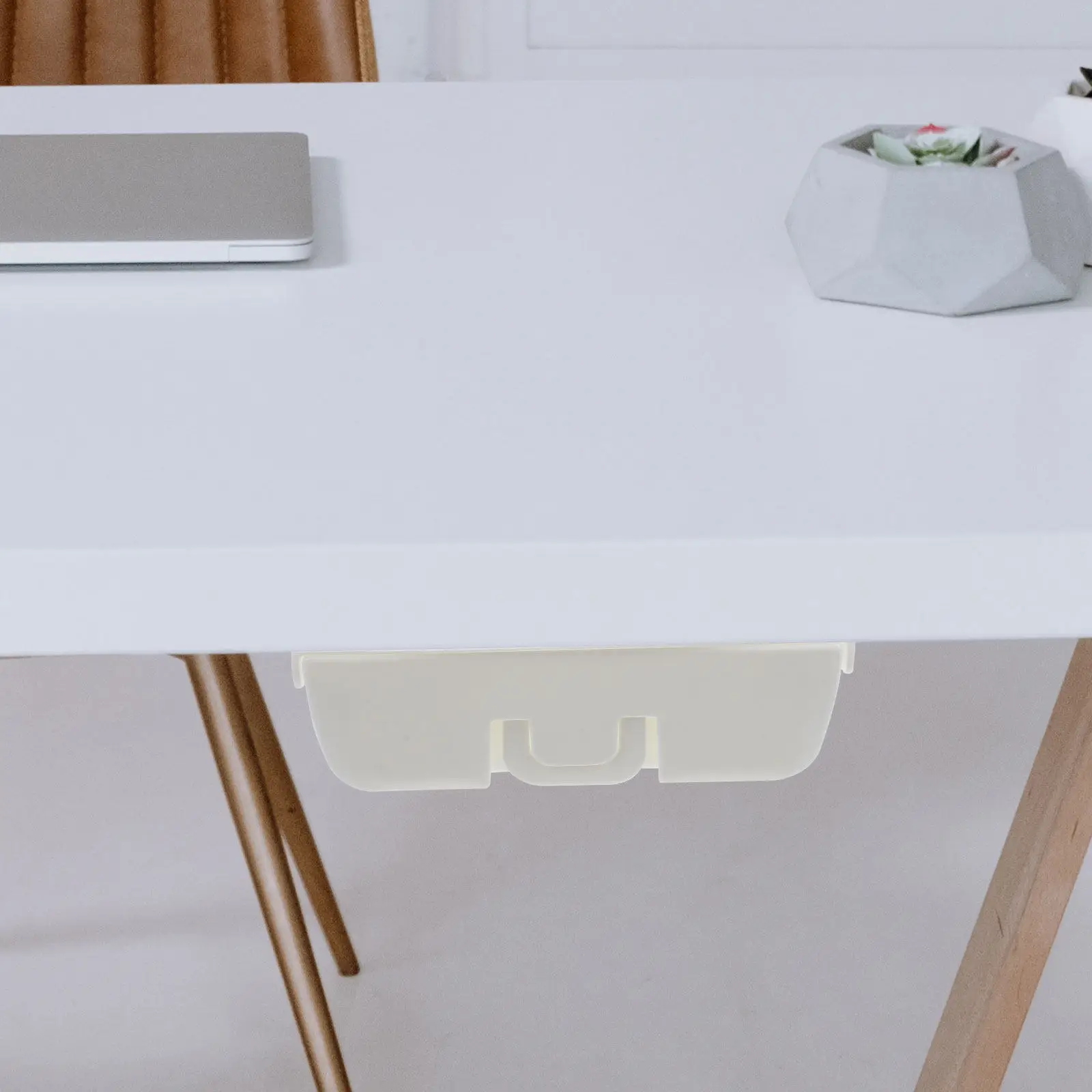 

Large Capacity Under Desk Drawer Organizer Plastic Storage Box Office Stationery Jewelry Cosmetics Holder Home Dormitory Study