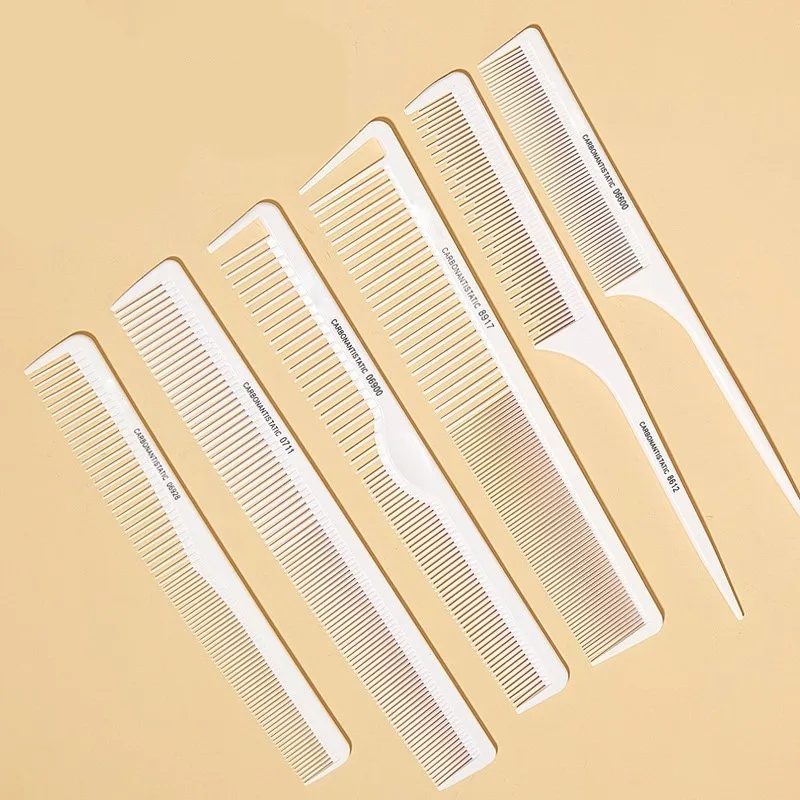 

Hairdressing Carbon Fiber Comb Professional Hairdresser Cutting Comb Anti-static Comb Haircut Tools Barbers Hairstyle Comb