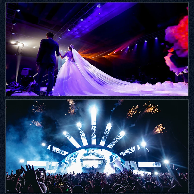 International Standard DMX 16CHx24 Console Bars Disco DJ Party Show Dimming Stage Lighting Controller Panel for Editing Program