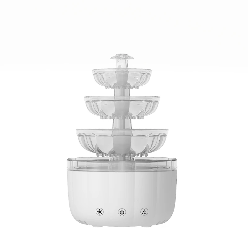 Flaming Mountain humidifier, home office, aromatherapy machine, air hydration USB flame, silent spray