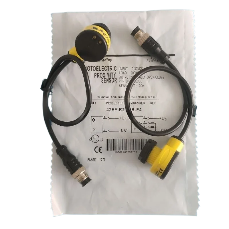 1pcs Photoelectric Proximity Sensor For Allen-Bradley 42EF-R2MPB-F4  42EFR2MPBF4 4-Pin