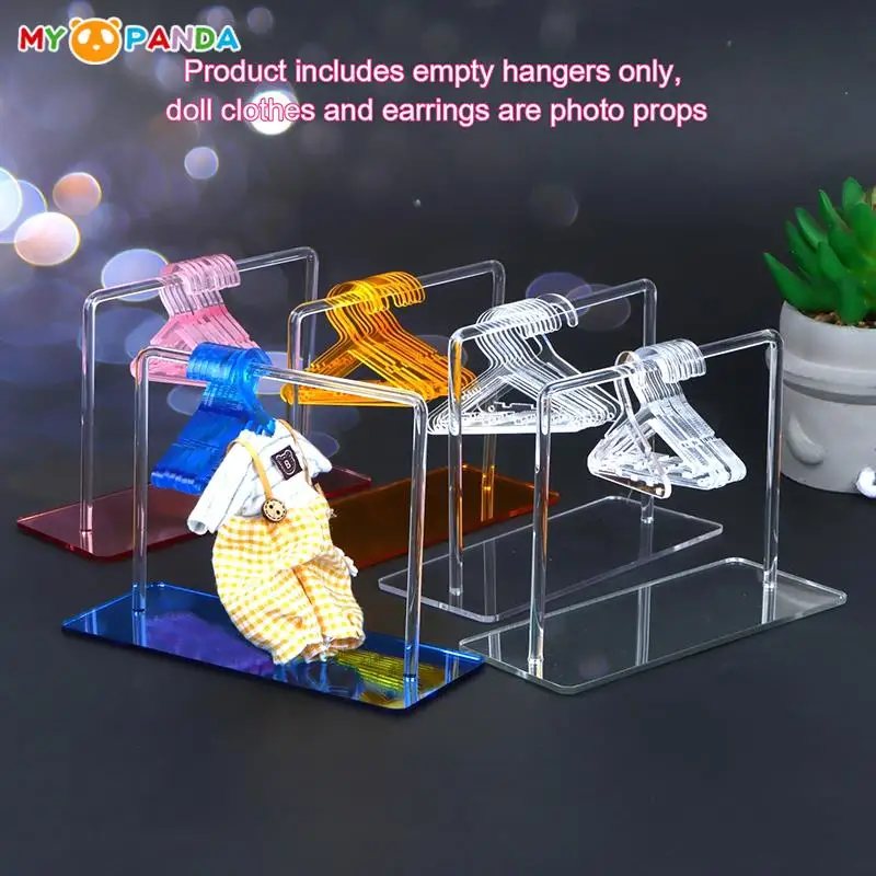 

1Set 1:12 Dollhouse Miniature Clothes Rack Hanger Holder Jewelry Organizer Storage Display Stand DollHouse Furniture Scene Decor