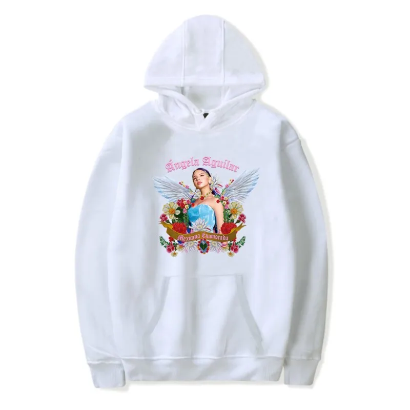 Angela Aguilar Hoodie Merch For Men/Women Unisex Cosplay Long Sleeve Sweatshirt Hooded Streetwear Top