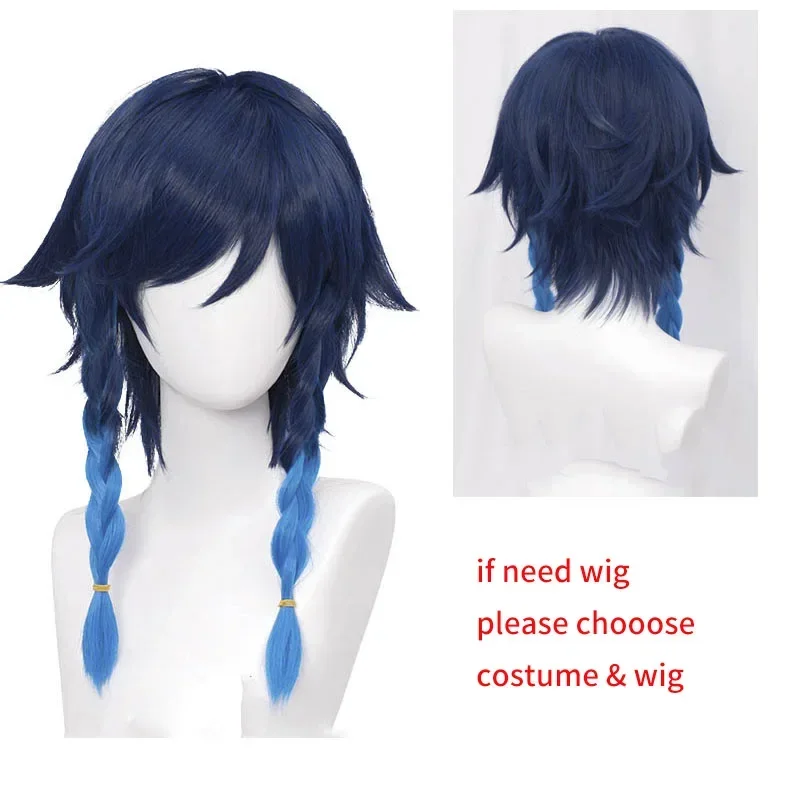 Wig With Hat Stockings Party Comic Costume Game Impact Twenty Cosplay Full Set MN1
