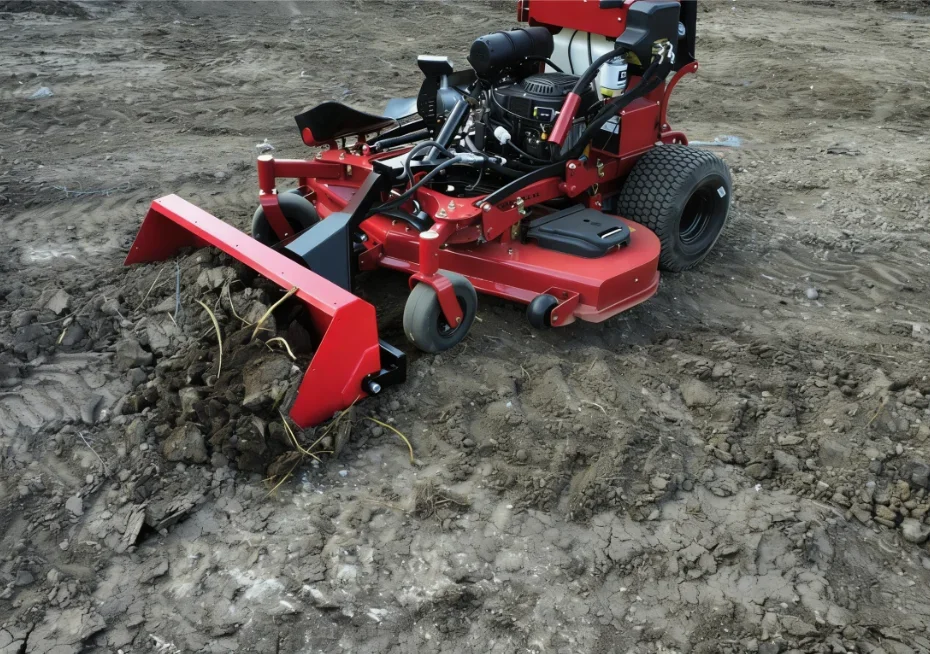 -For Heavy Duty Front Loader Bucket Attachment for Multi Force Stand-On Mower  Landscaping & Construction Tool*