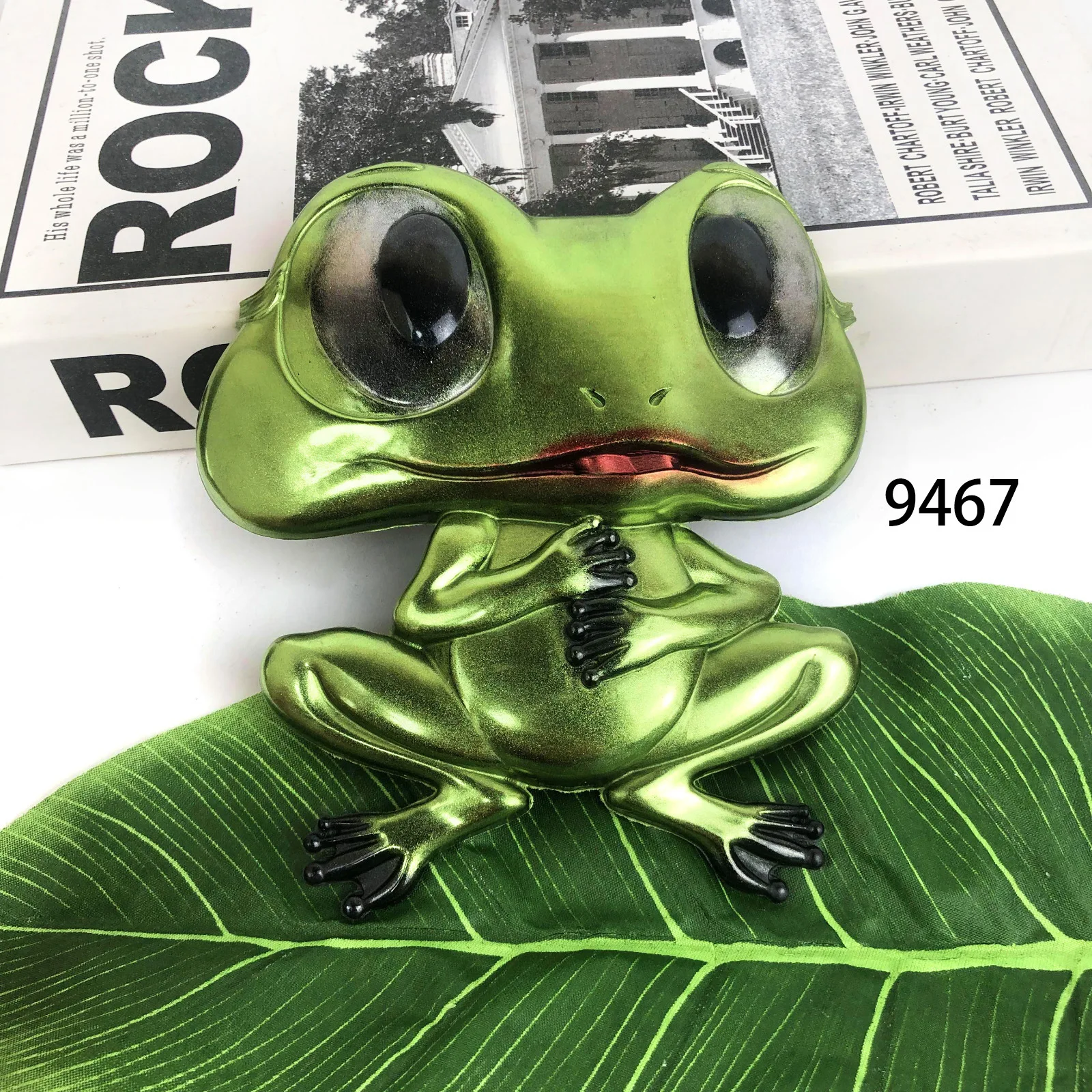 Big Frog Silicone Mold Fondant Soap Candle Ornaments Epoxy Resin Mold DIY Living Room Wall Sticker Creative Home Decoration