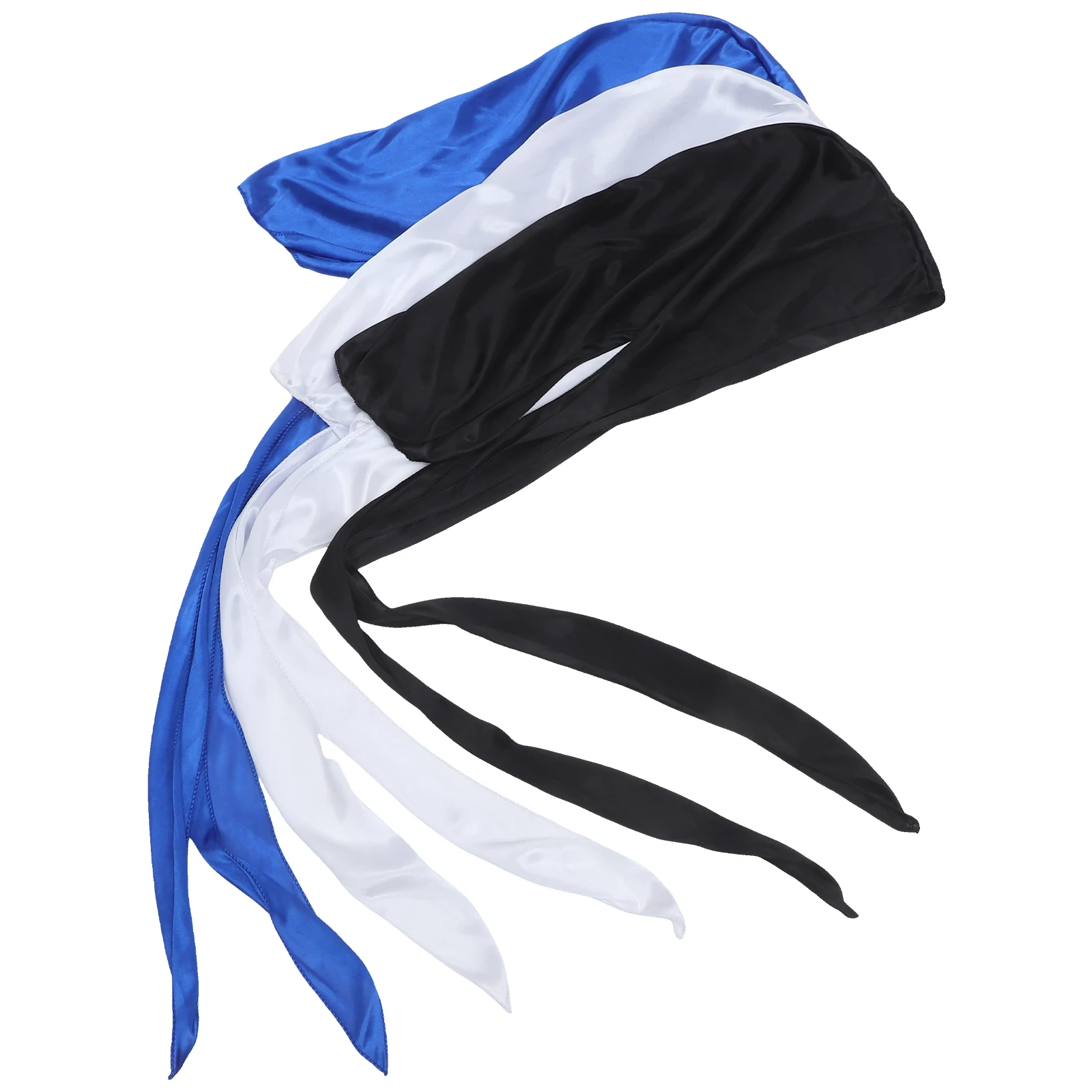

3 Pcs Pirate Hat Turban Miss Bandana Women Polyester Caps Costume Accessories