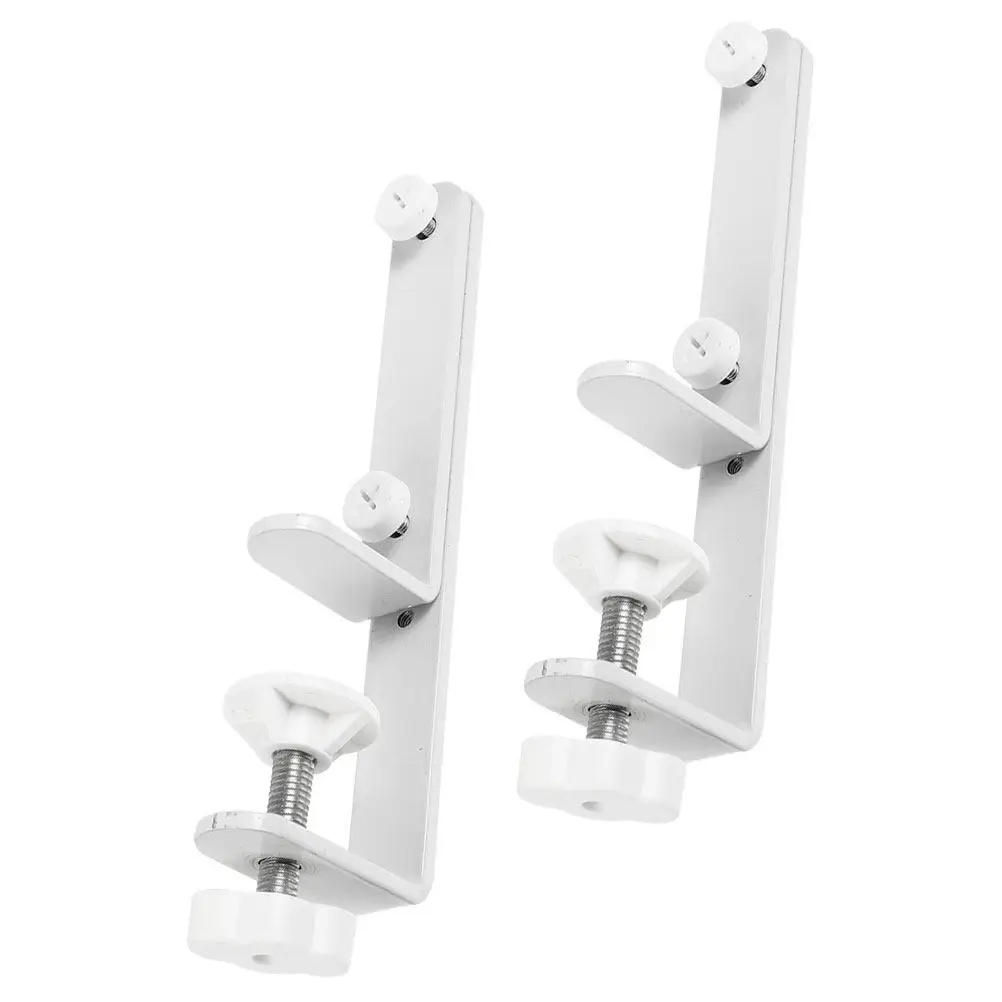 2PCS Pegboard Panel Support Brackets Tabletop Table Clamp Connector No-drill stand-alone Tabletop Shelf Connecting Parts Holder