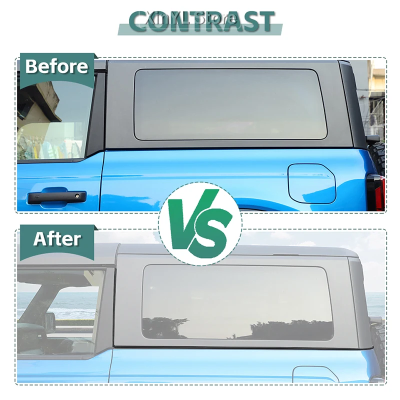 Car Body Water Retaining Strips Trim For Ford Bronco 2021 Up Car Exterior Accessories