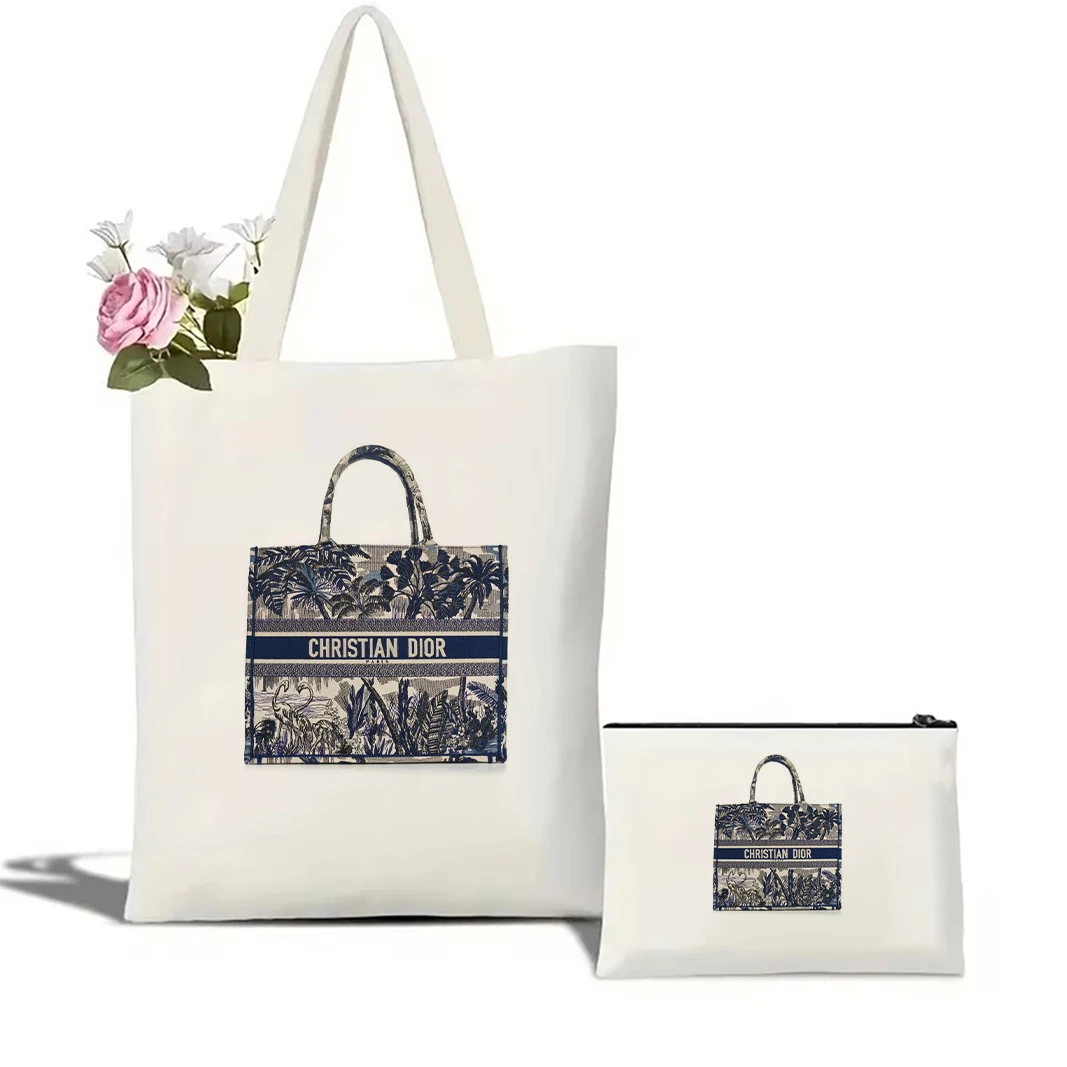 

90s Trend Fashion Graphic Canvas Tote Bag Women Shoulder Handbag Bag Street Harajuku Travel Pouch Fashion Girl Bag Reusable
