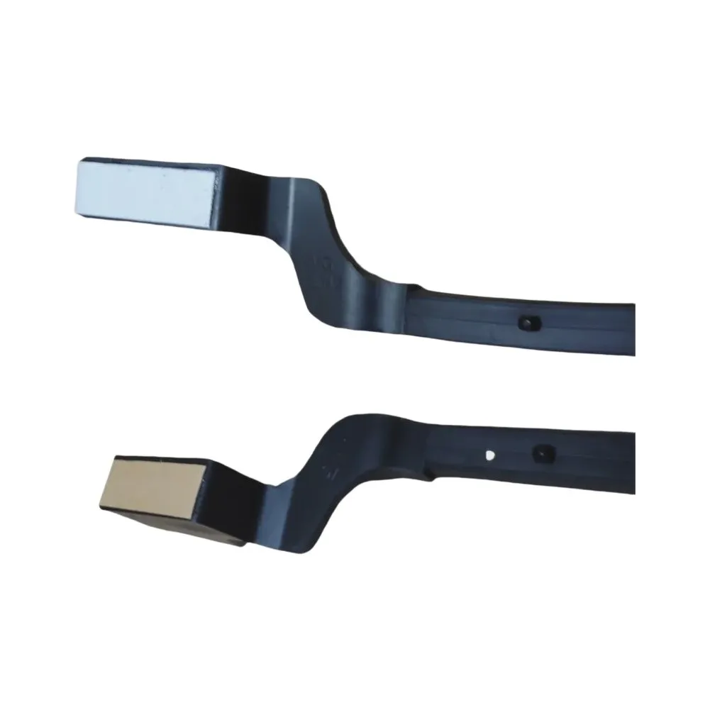 Black Hood Seal End Cap Engine Hood Seal End Cap Hood Gap Filler Elastic Composite Material Wear-resistant Rubber