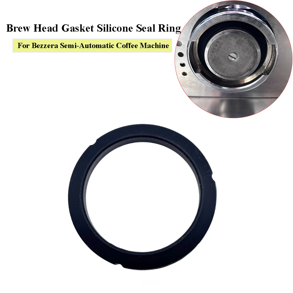 Silicone Group Head Seal Gasket for Bezzera Semi-Automatic Coffee Machine, Food-Grade Seal Ring Replacement Accessories
