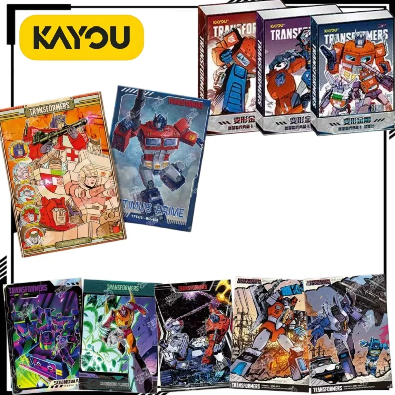 kayou-carte-collezionabili-ufficiali-transformers-carte-da-battaglia-di-optimus-prime-merchandise-anime-regalo-di-natale-giocattolo-di-tendenza