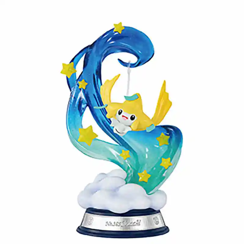Echte Re-Ment Pokemon Swinging Swing Collection 3 Pikachu Jirachi Greninja Anime Action Figure Model Decor Speelgoed Verjaardagscadeau