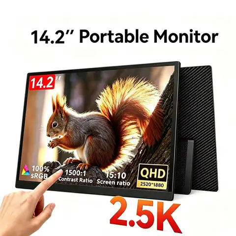 14.2 Inch Touch Portable Monitor 2560*1680 Second Gaming Screen for Smart Phone Xbox PC Switch PS4 PS5 Best Gift