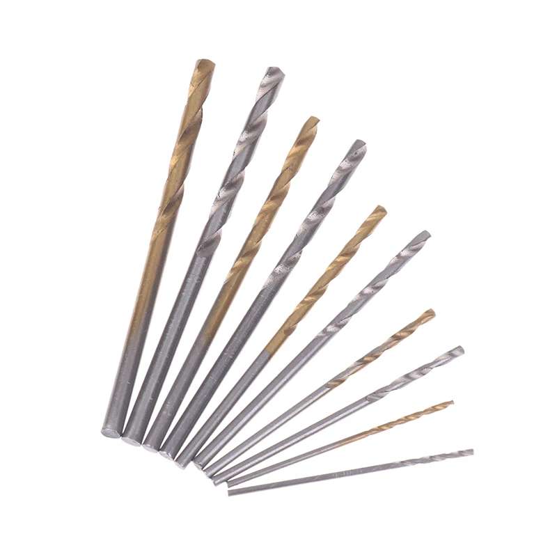 

50 шт., прецизионные тиски из алюминиевого сплава, сверло для хобби с моделью, набор спиральных ручных сверл, высокоскоростной инструмент для открытия отверстий, инструмент «сделай сам»