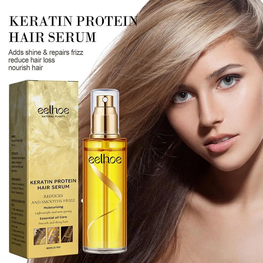 Fragrância Hair Care Óleo Essencial, Reparação de Queratina, Cabelo Macio, Anti Essência Danificada, Suavização Sedosa, Melhorando a Proteína, Fr A6U5