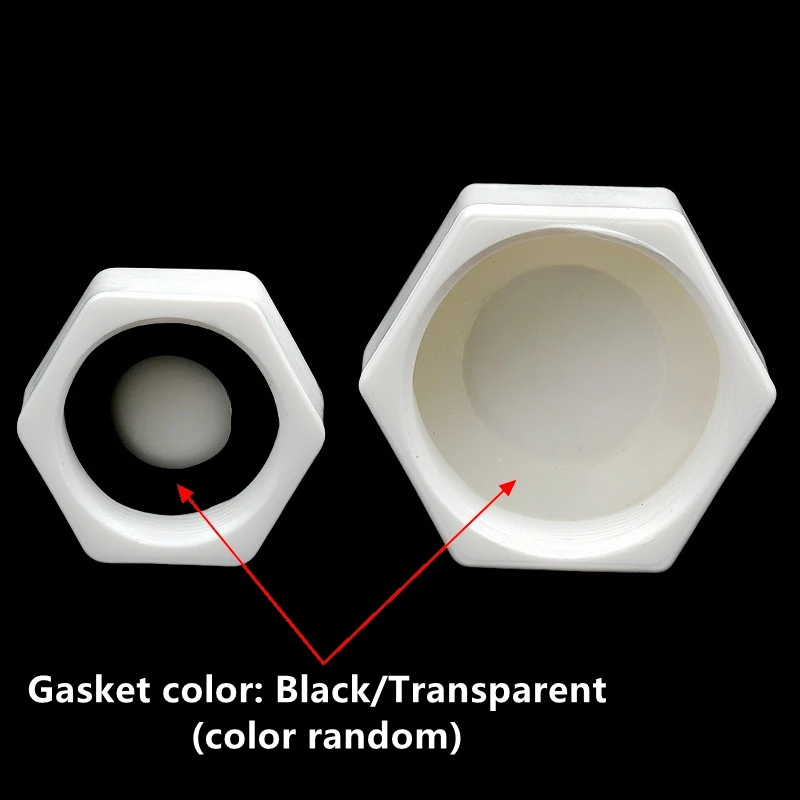 2~5PCS 1/2''~2'' Female Thread PPR End Plug Connector PVC Tube Sealing Fitting Pipe Hexagon Shaped Blocked Cap Accessories Joint