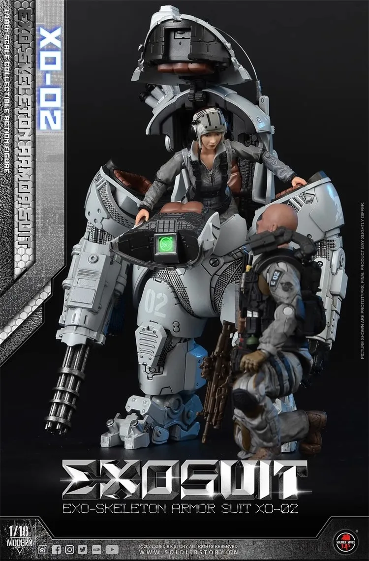 Soldier Story SSE002 1/18 EXO-Skeleton Armor Suit XO-02 Full Set