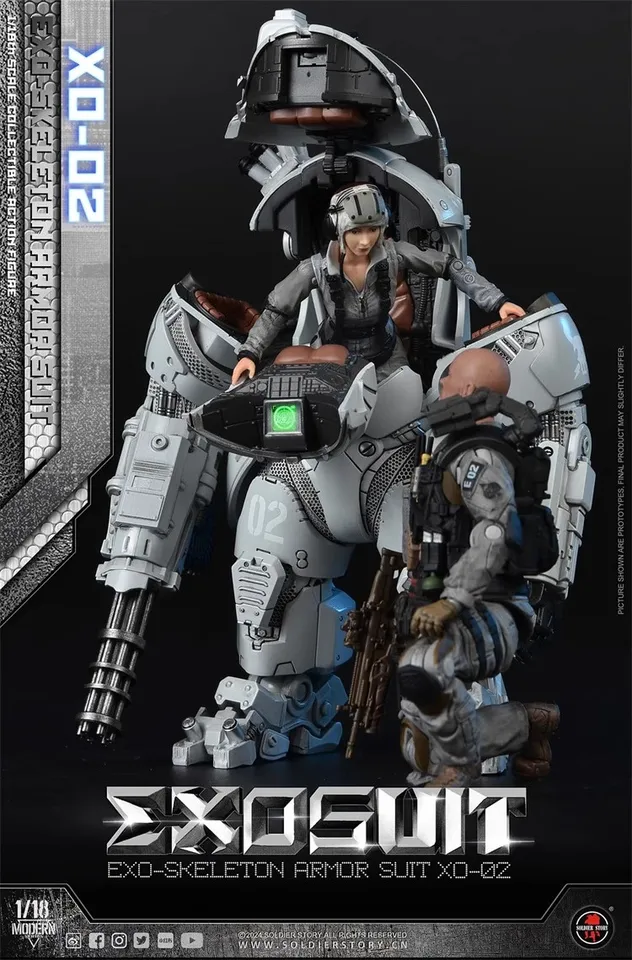 Soldier Story SSE002 1/18 EXO-Skeleton Armor Suit XO-02 Full Set