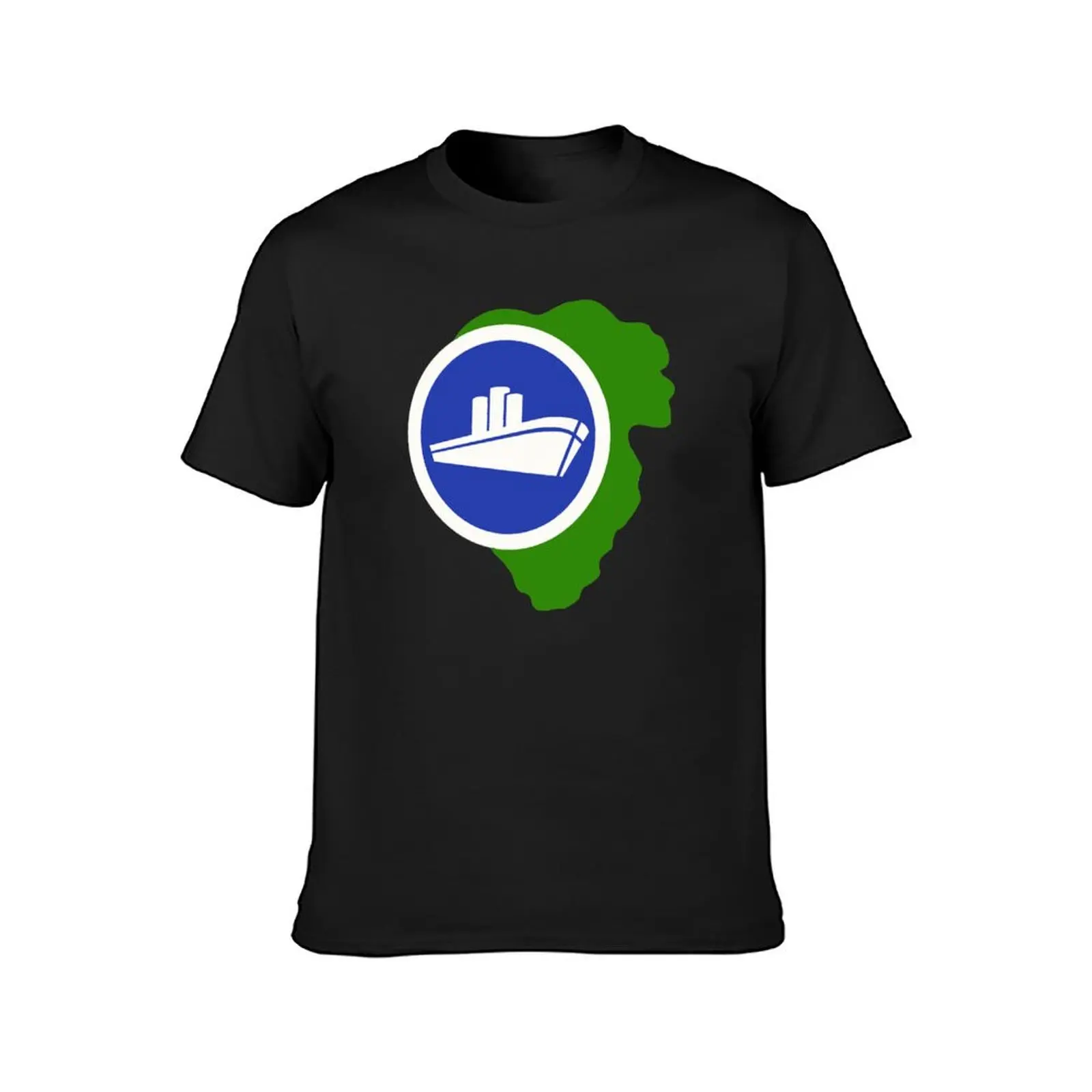 Isla Nublar East Dock Sticker T-Shirt for a boy aesthetic clothes hippie clothes mens graphic t-shirts hip hop