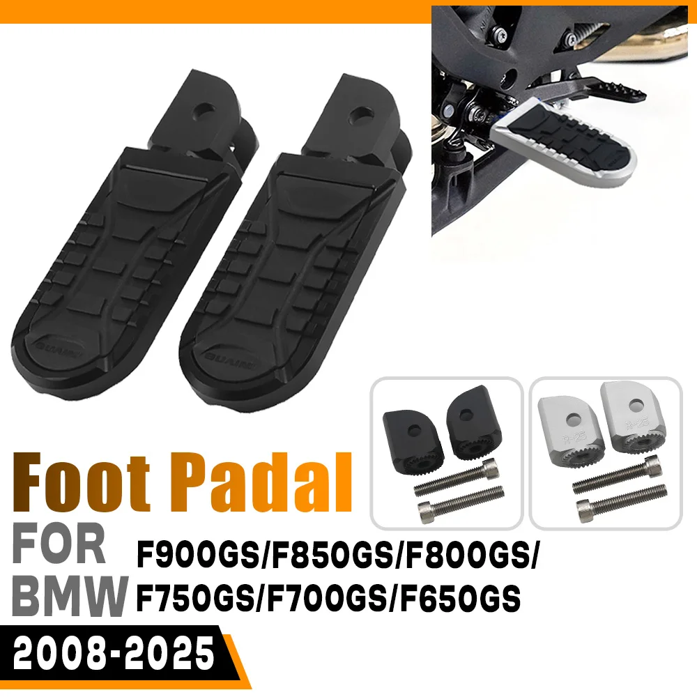 

Передние подножки для Bmw f650gs F700GS F750 GS F 800GS F850Gs adv F 900GS ADV 2023, противоскользящая подставка для ног, педаль, подножка