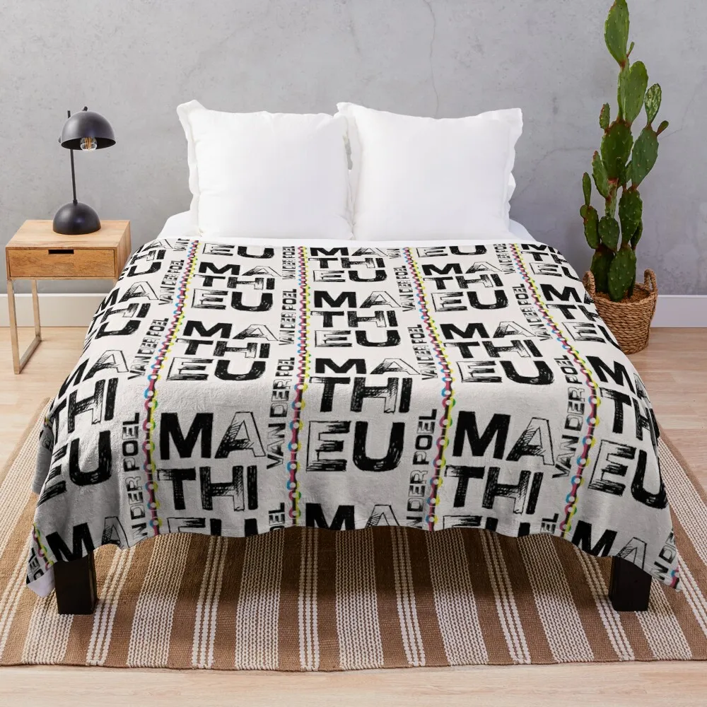 

mathieu van der poel / professional cyclist from belgium Throw Blanket Decorative Sofas Soft Plush Plaid Beautifuls Blankets