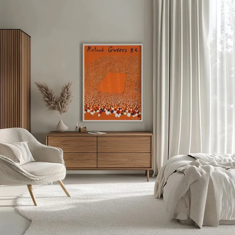 Contemporary Tennis Game Poster Vintage R-Roland G-Garros French Open Canvas Painting Wall Art for Living Room Home Decoration