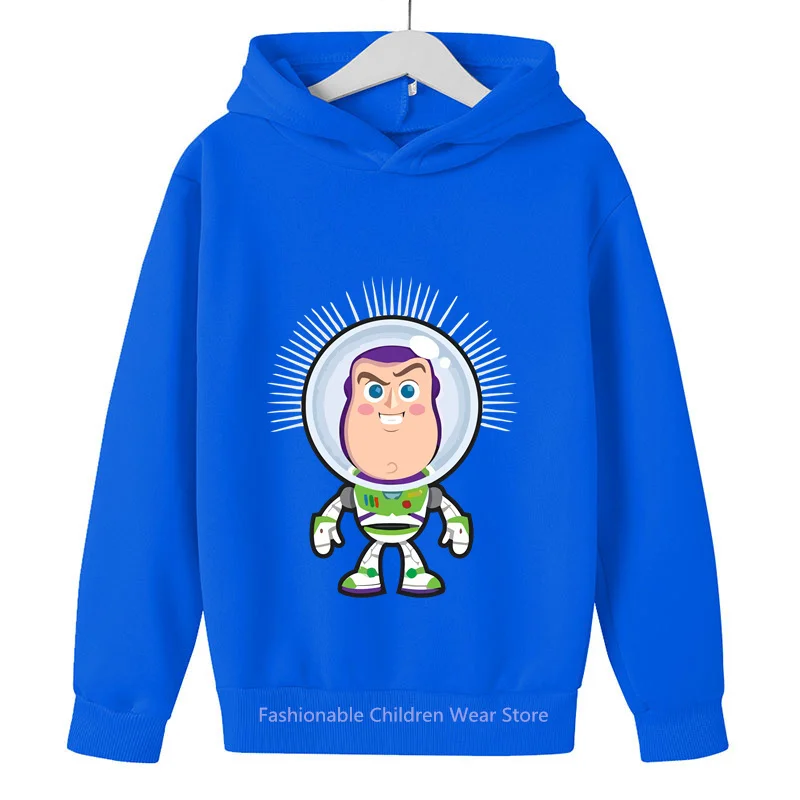 Disney New Toy Story Cartoon Print Kids\' Hoodie Boys Girls Outdoor Casual Korean Fashion Spring Autumn Warm Up Jacket