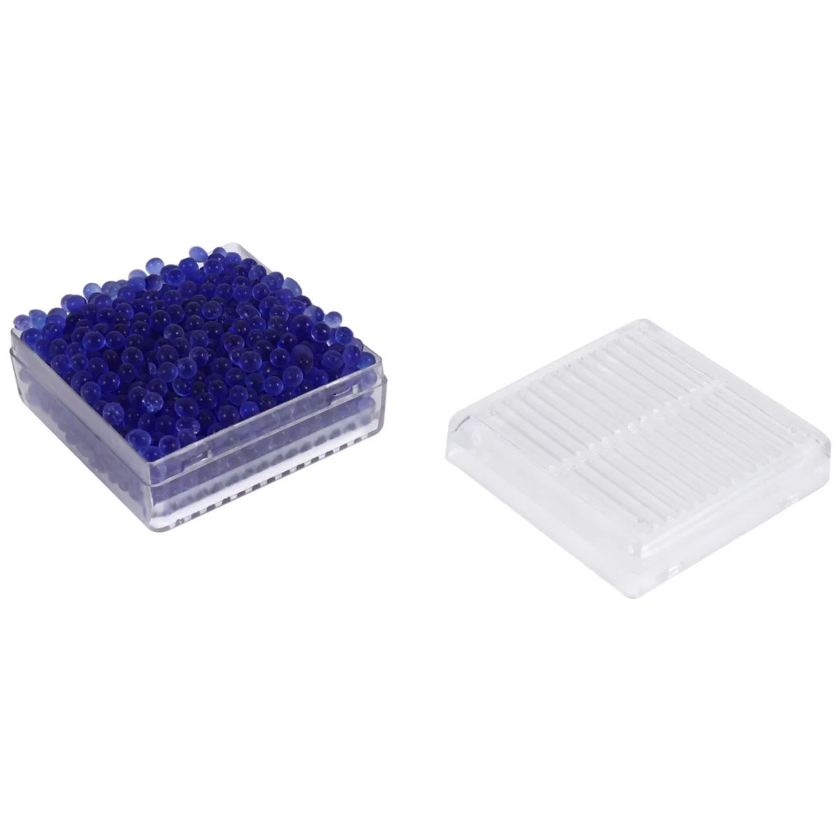 SMIEA 2pcs Blue Indicating Silica Gel Desiccant Moisture For Absorb Box Reusable