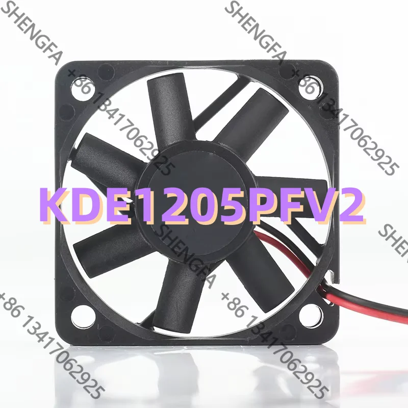 New original Sunon 5V 24V 48V 5010 50X50X10MM 5CM switch Quiet KDE1205PFV2 2-wire cooling fan DC12V 1.4W