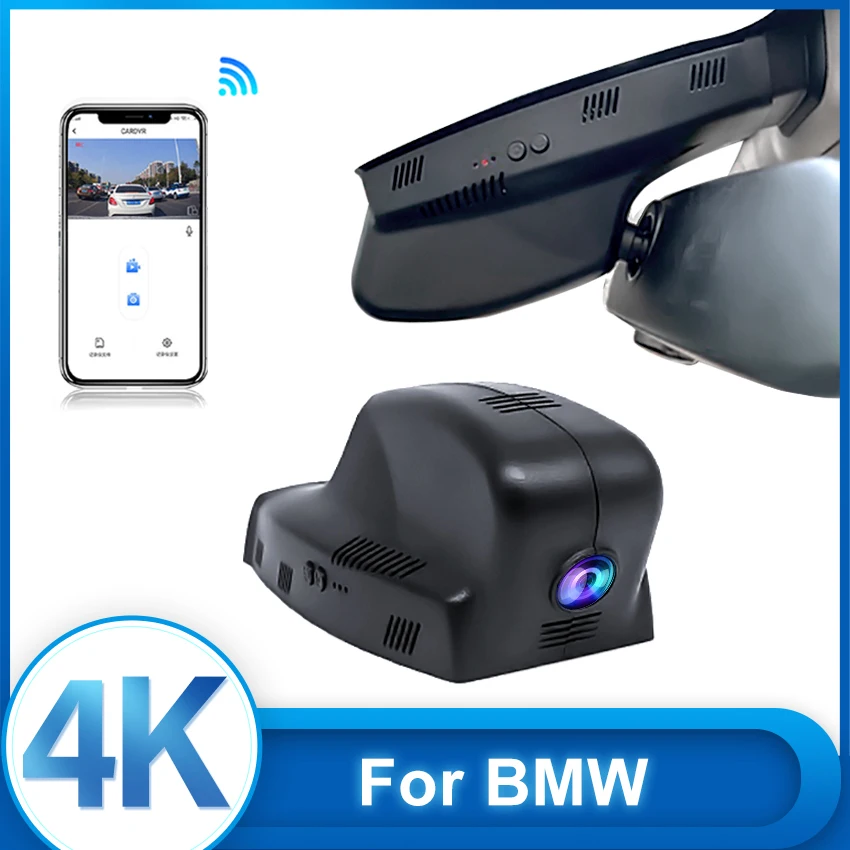 

For BMW 3 5 7 X3 X5 E46 E60 E90 E70 E71 E81 E83 E84 F01 F10 Front and Rear 4K Dash Cam for Car Camera Dashcam WIFI Car Dvr