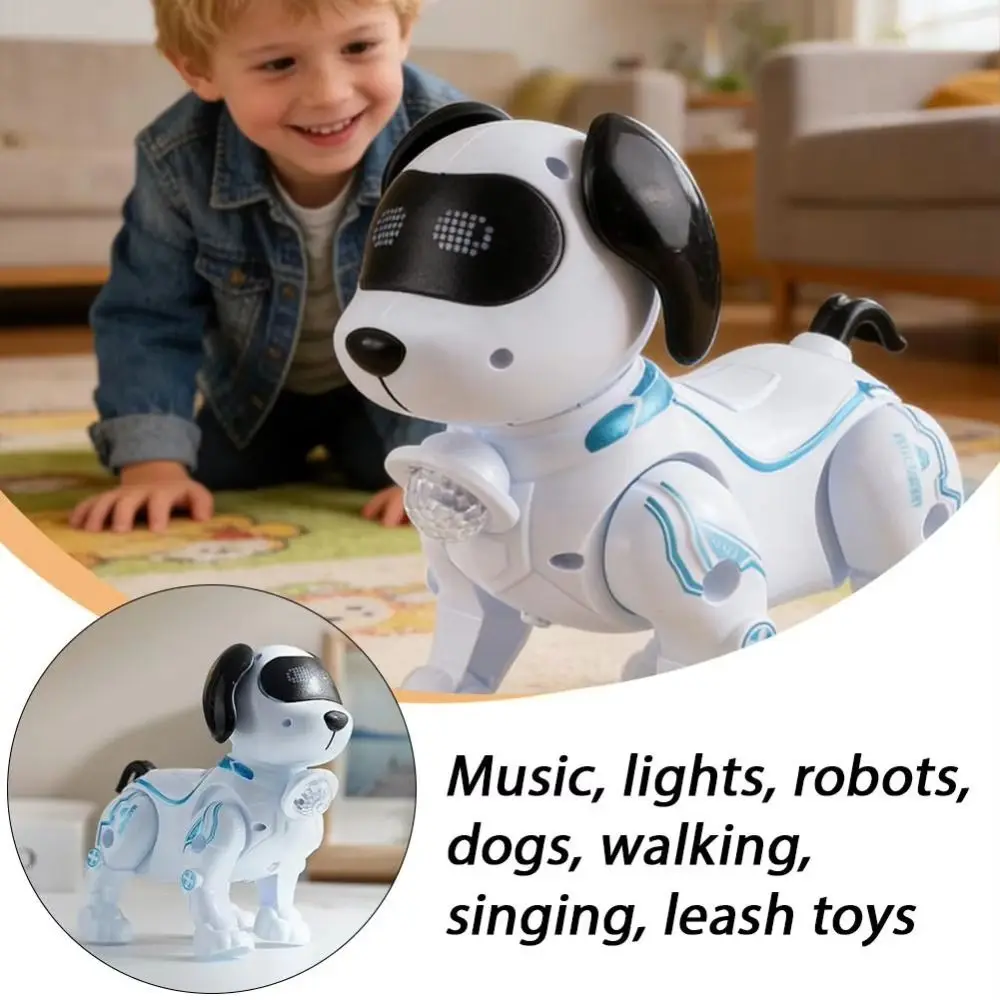 Programmable Intelligent Music Robot Dog Dancing Touch Control Electronic Robot Dog Voice Control With Light RC Robot Dog