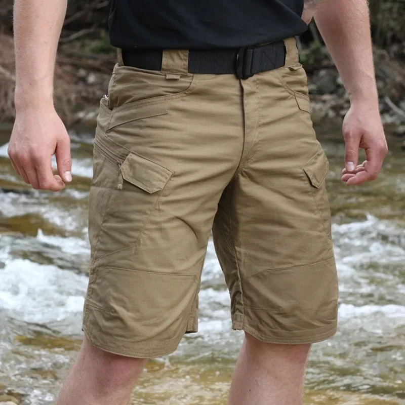 

Men Urban Military Tactical Shorts Outdoor Waterproof Wear Resistant Cargo Shorts Quick Dry Multi pocket Plus Size Hiking Pants