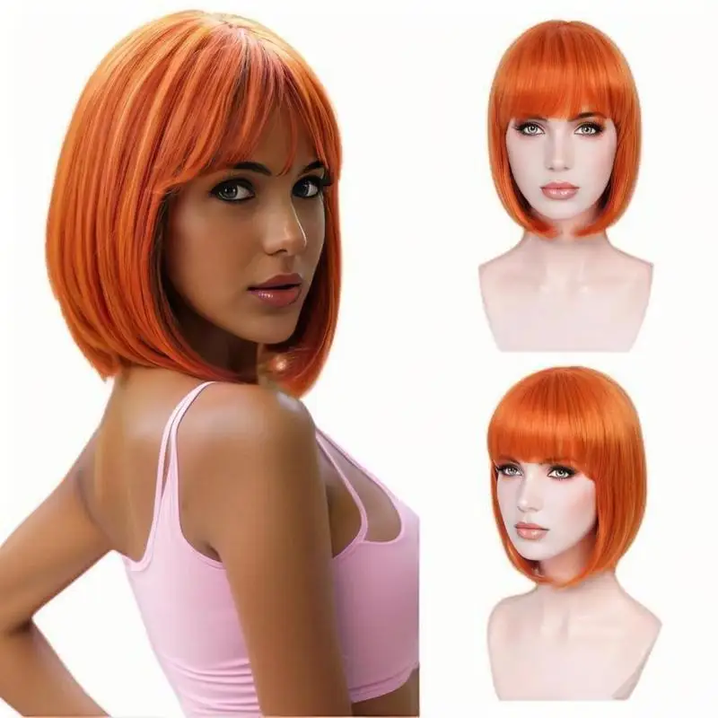 peruca-sintetica-feminina-laranja-curta-na-altura-dos-ombros-personalizada-e-moderna-para-festas-ao-ar-livre-com-efeito-de-cabelo-natural