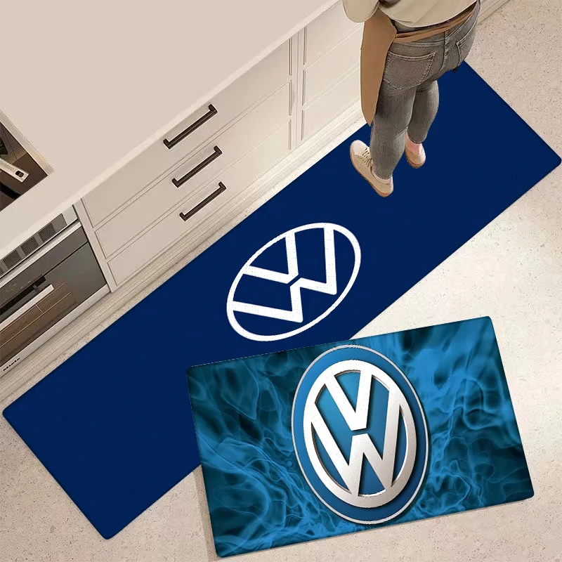 Fußmatte für den Eingangsbereich, für V-Volkswagens, rutschfester Küchenteppich, Wohnzimmerteppiche, Balkon, Badezimmer, Fußmatte, Fußmatten, Teppich