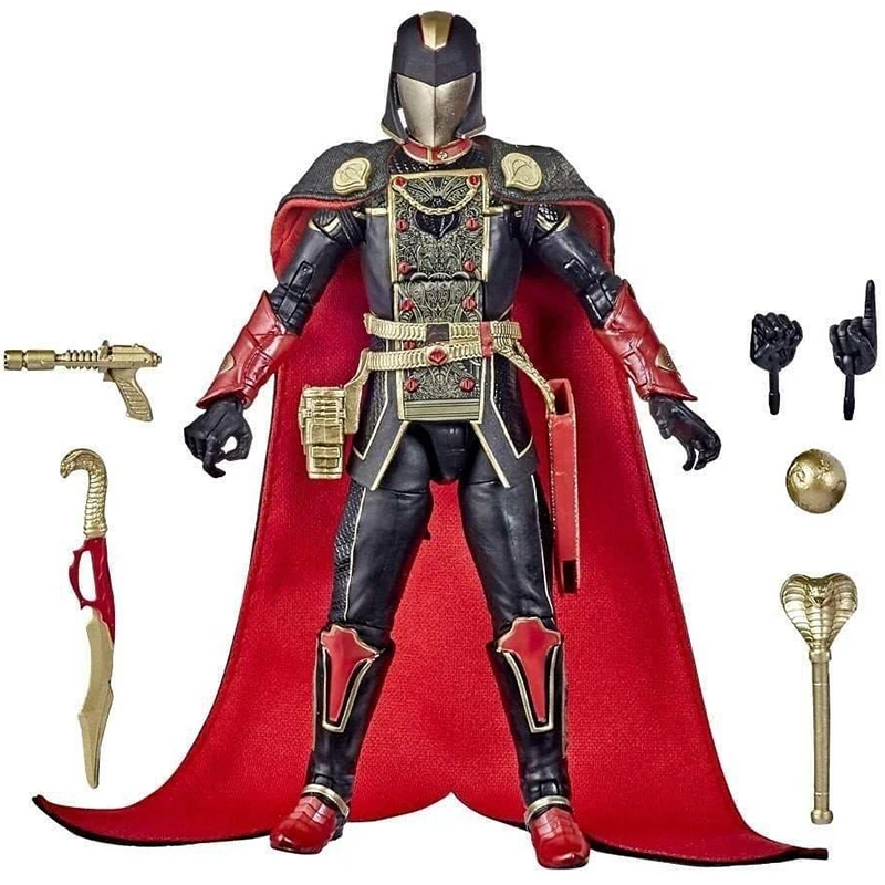 Ko G.i.joe Classified Series Snake Supreme Cobra Commander 6inch Action Figure Collection With Multiple Accessories Collectibles