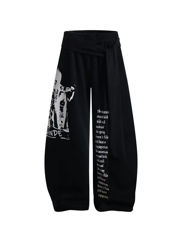 Pantaloni Scimitar da donna Cargo Vintage Autunno Velluto a coste Oversize Multi-tasche All'aperto Stile Grunge Elastico regolabile a gamba larga