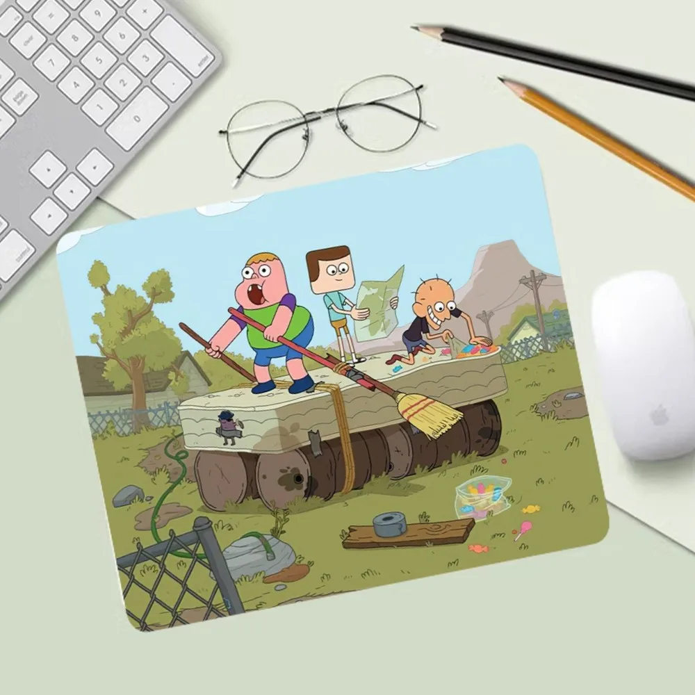 Cartoon C-clarence Mousepad Computer Desk Mat Table Keyboard Pad Laptop Cushion Non-slip Deskpad