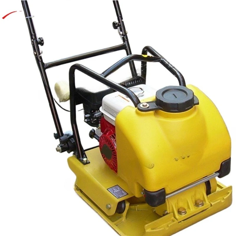 

Small electric plate compactor, asphalt pavement vibration compactor, hand-pushed concrete floor flattening machine