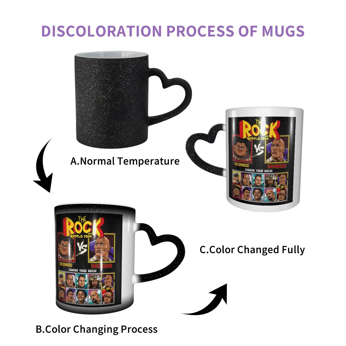 Dwayne The Shrok Johnson The Rock Muscle Man Mug Funny Ceramic Coffee Cups Tea Mugs Milk Cup Drinkware Gifts for Friends