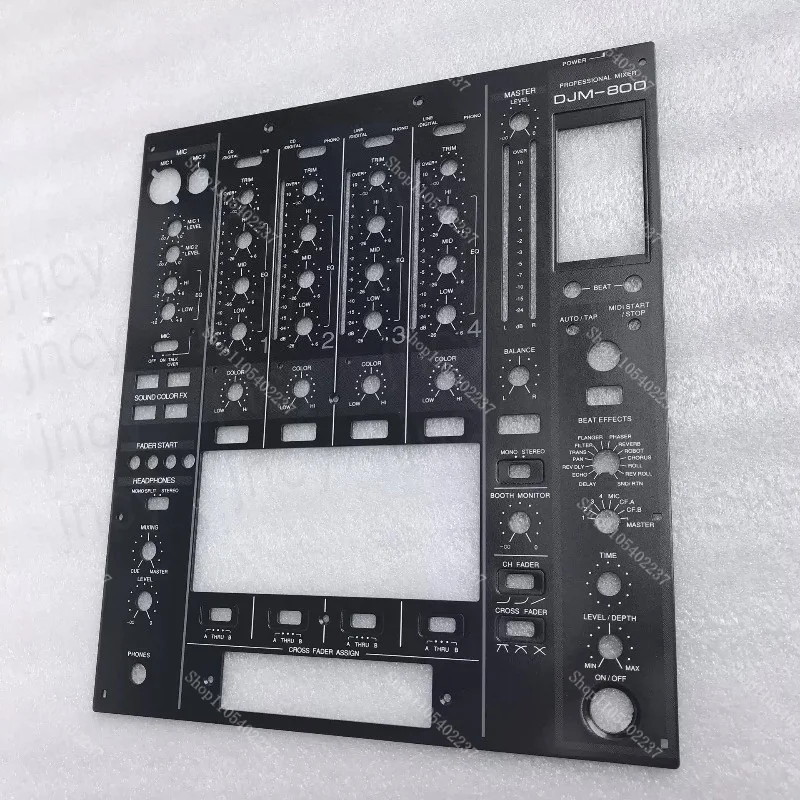 Full Set Mixer Faceplate For DJM-800, Fader Cross Plate & Middle Iron Panel, Replacement Repair Parts